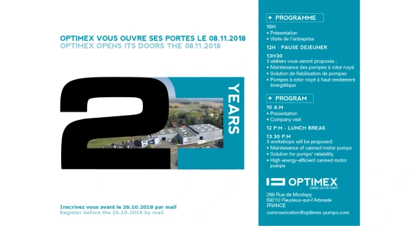 Journée portes ouvertes Optimex 2018