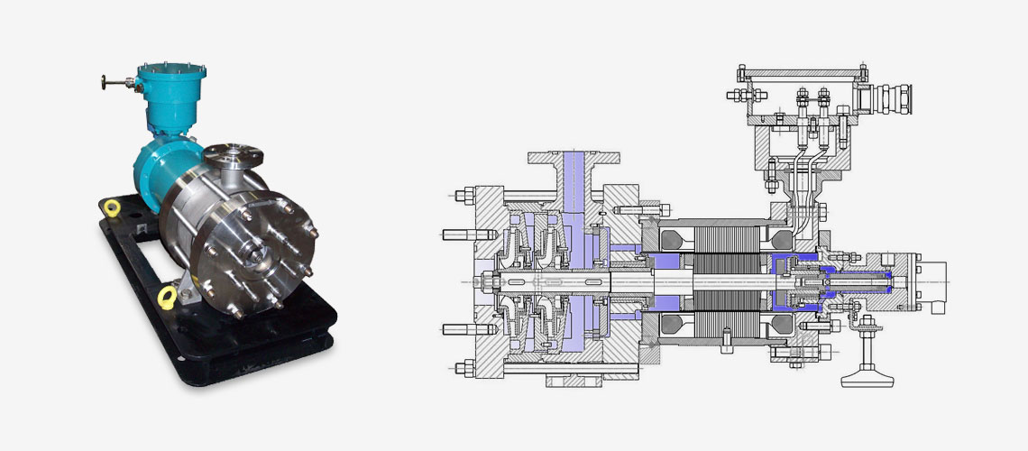 canned motor pump for chlorine