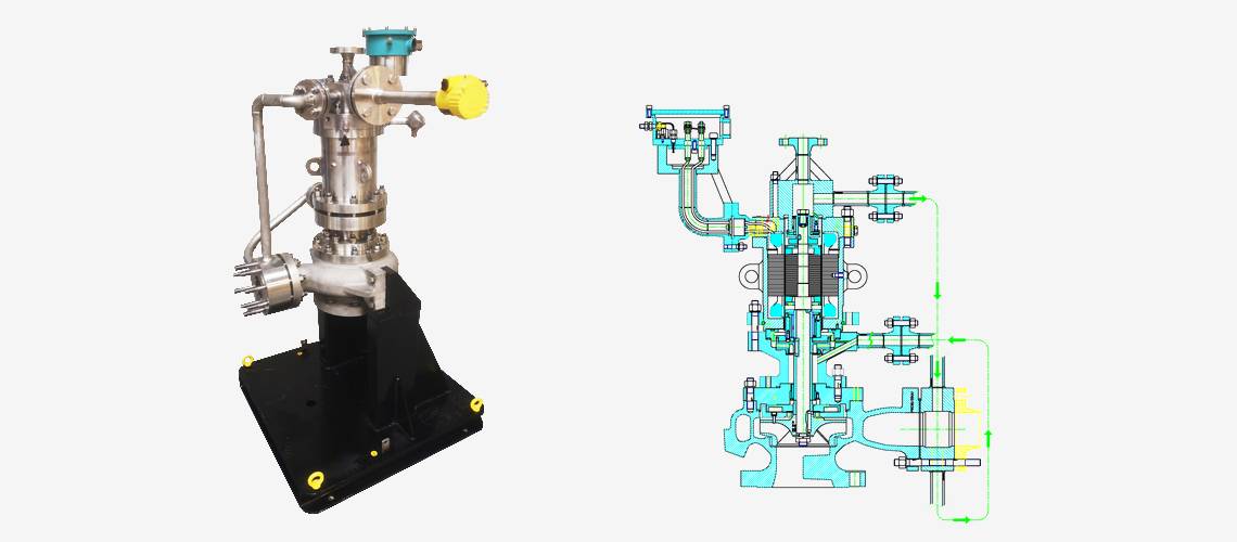 industrial pump for liquefied gas ethylene