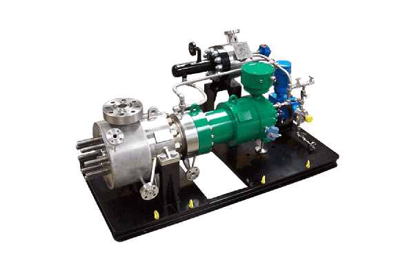 High-pressure canned motor pump for resine solution in solvent