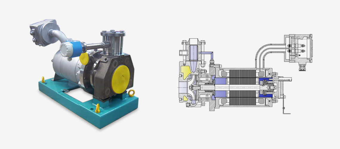 fabricant de pompes a rotor noye optimex pour liquides acide adipique