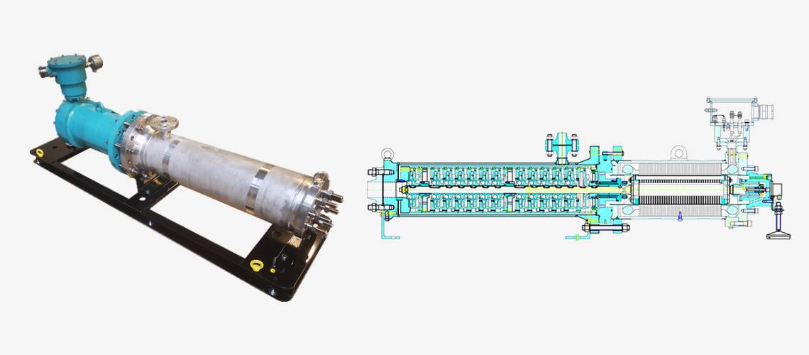 specialiste des pompes centrifuges haute pression a rotor noye pour amine