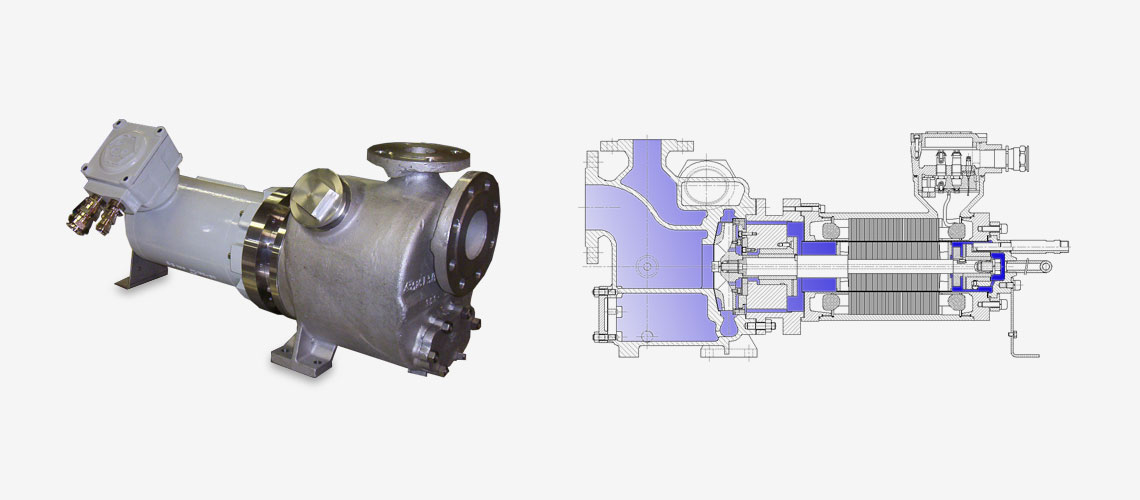 fabricant pompe étanche liquide radioactif